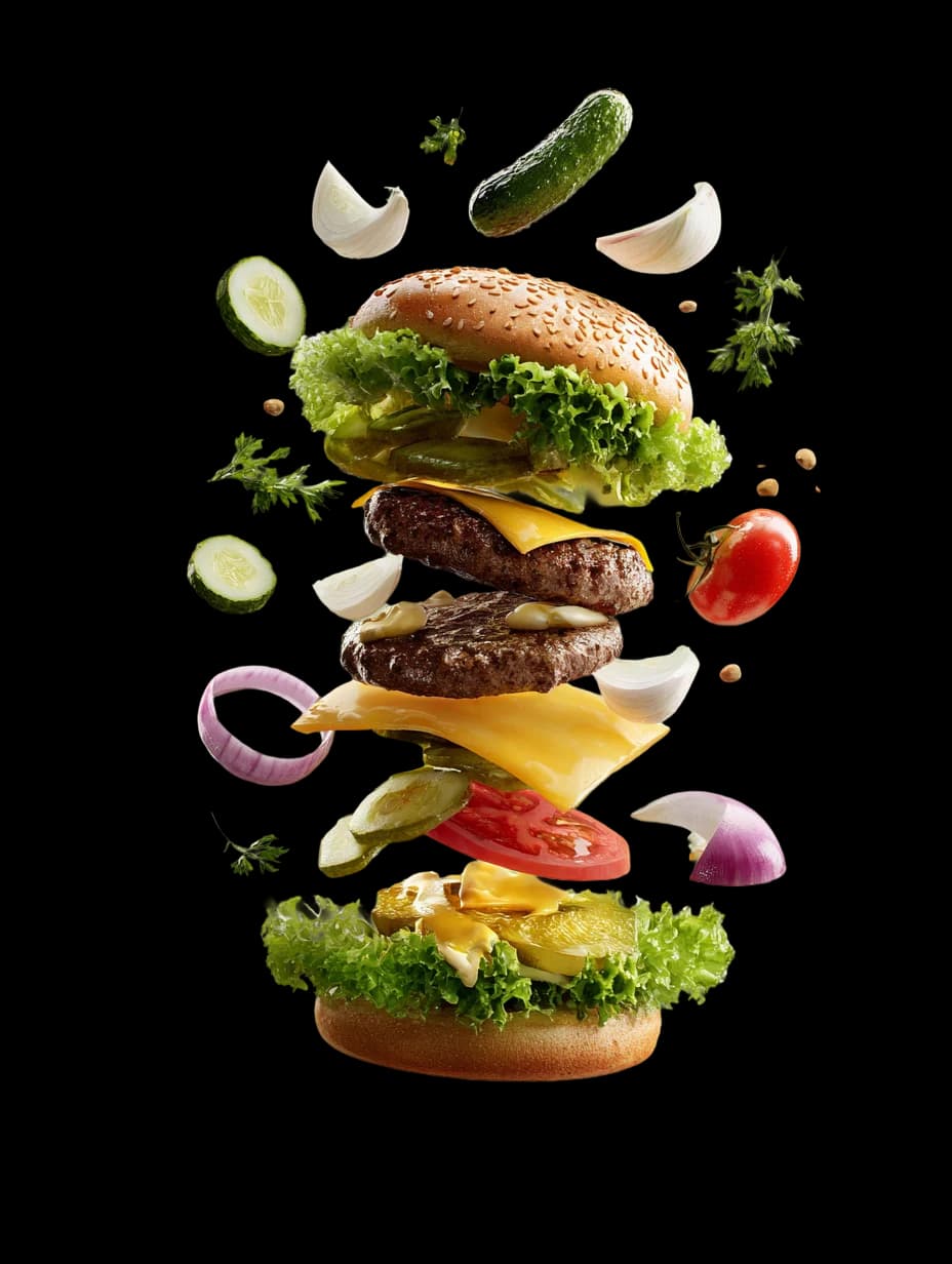 A green-filled artisan sandwich with crisp vegetables and toasted bread